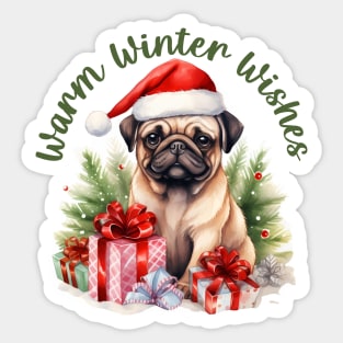 Warm Winter Wishes Sticker